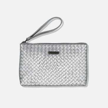 MKACF Silver Wristlet